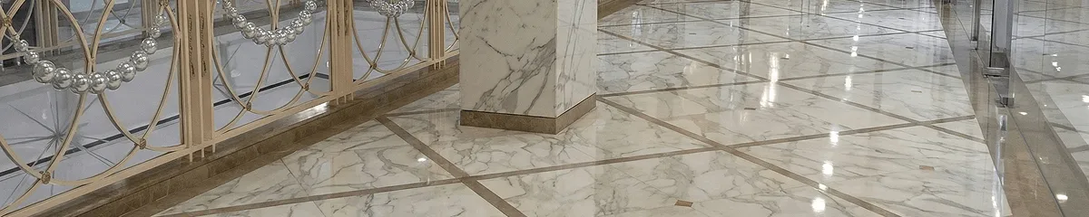 Beautiful marble floor professionally installed in Yonkers, NY